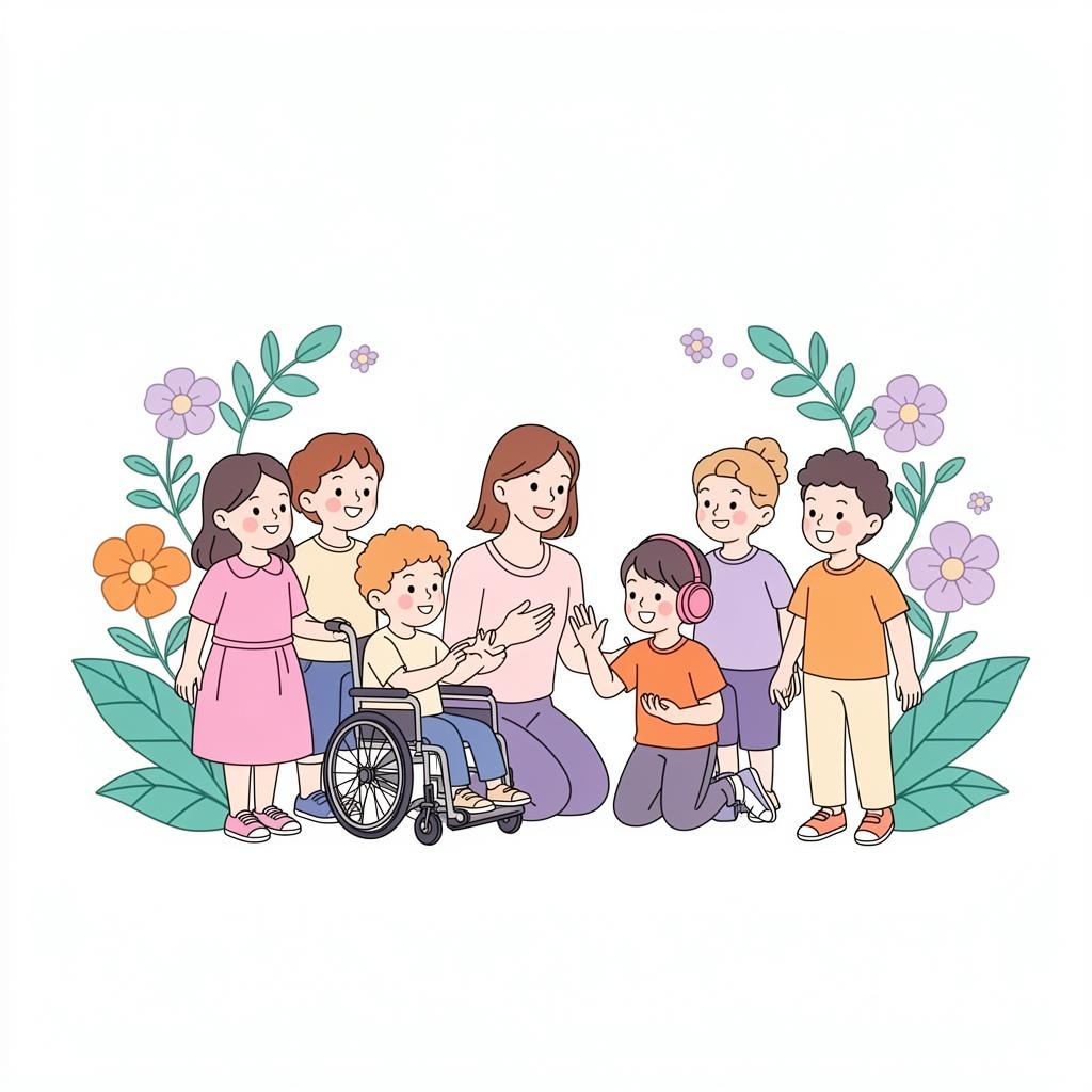 Inclusive community illustration